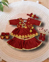 Hand Embroidered Sharara Jamna Set