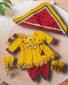 Floral Embroidered Jamna Set