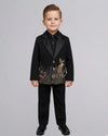 The Black Floral-Garden Blazer Set