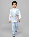Hanumanji Embroidered Waist Coat Set