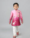 Ombre Elephant Embroidered Jodhpuri Set