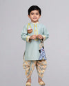 Exclusive Kanha Embroidered Kurta Set For Boys