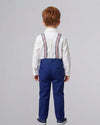 Baby Shark Embroidered Suspender Set