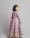 Lilac Patola Anarkali with Gota Hem